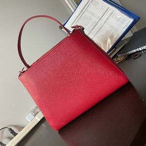 Red Zara purse